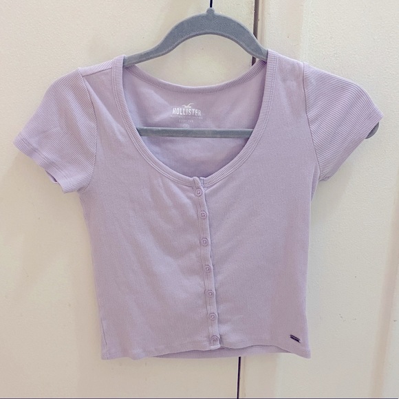 Hollister Tops - Hollister Lavender Baby Tee